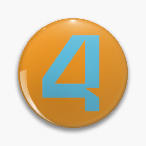 Item preview, 4 NOR. Driver Number 2022 Season (Blue/Orange BG) designed and sold by FilipeFerreira.