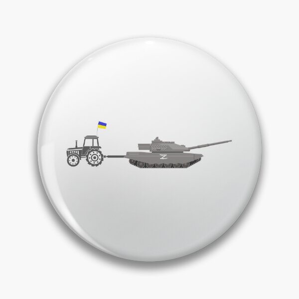 Item preview, Tractor Of Ukraine Pulling Military Tank designed and sold by WilliamsGFX.