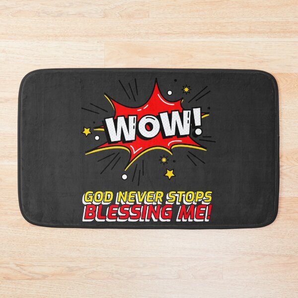 Item preview, WOW! GOD NEVER STOPS BLESSING ME! designed and sold by DoubleDSD.