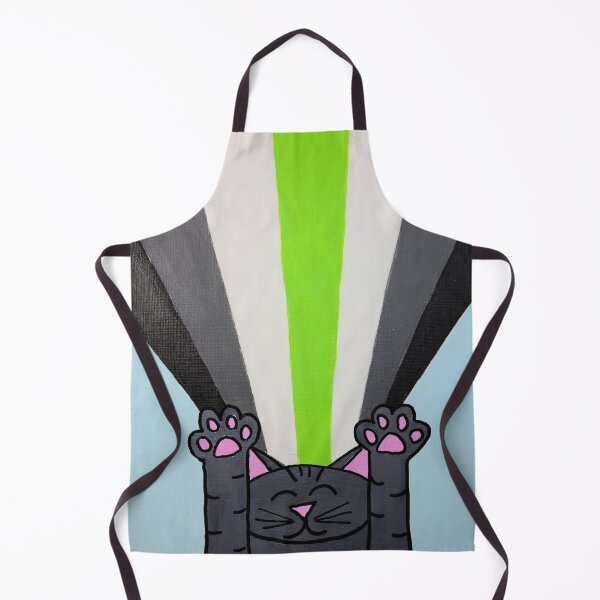 Item preview, Pride Slide Hero Aromantic Pride Flag Kitty designed and sold by ChaoticResolve.