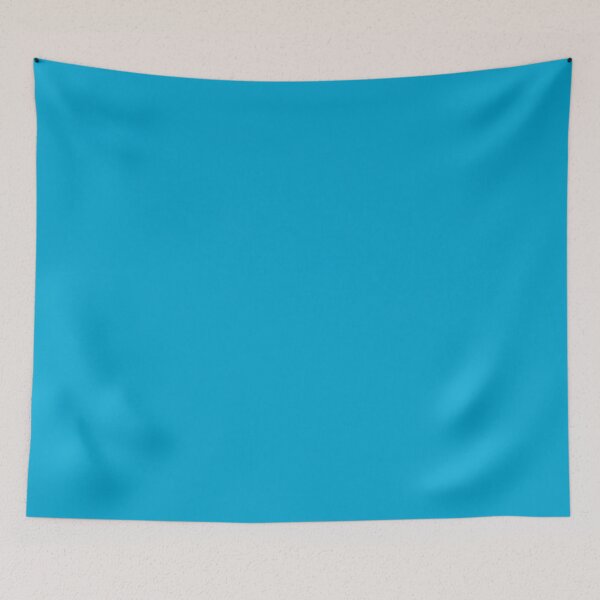 Item preview, Cerulean Blue Solid Color designed and sold by Whoopsidoodle.