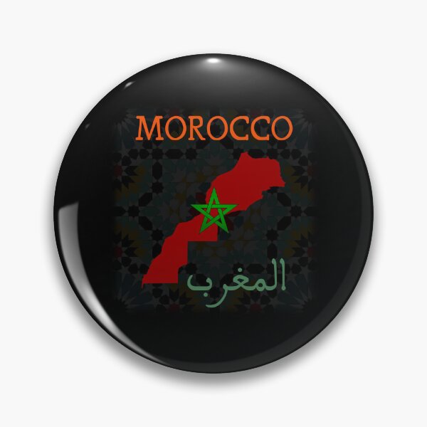 Item preview, Morocco Map and Flag + Name in Arabic Moroccan Font designed and sold by smailjr.