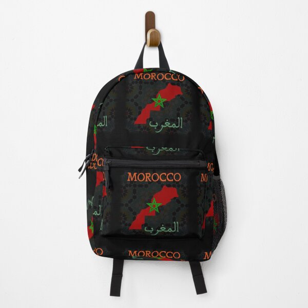Item preview, Morocco Map and Flag + Name in Arabic Moroccan Font designed and sold by smailjr.