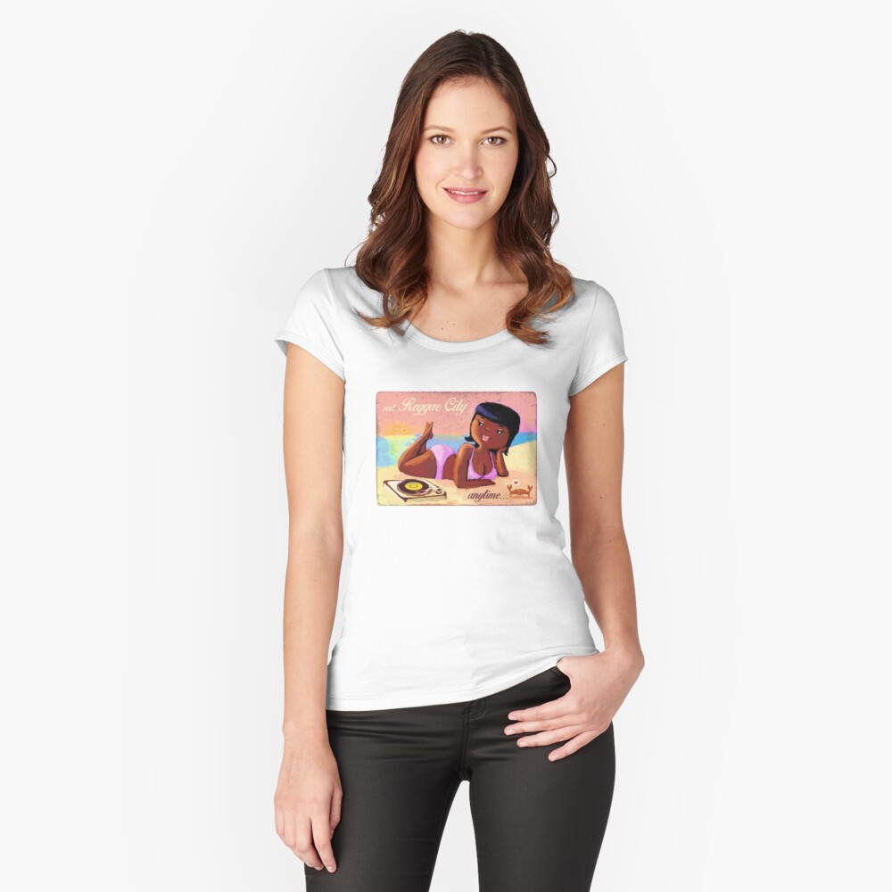Item preview, Fitted Scoop T-Shirt designed and sold by colonelle.