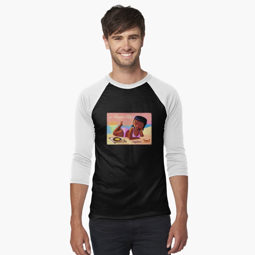 Item preview, Baseball ¾ Sleeve T-Shirt designed and sold by colonelle.
