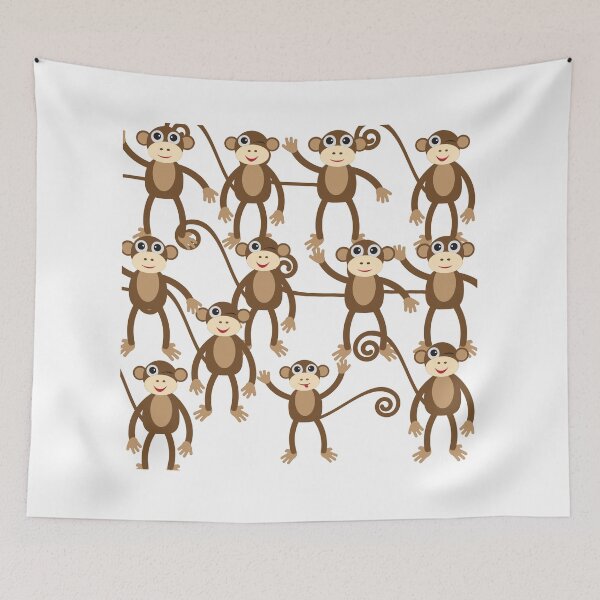 Item preview, Monkeys Party designed and sold by sofiahussein.