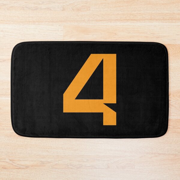 Item preview, 4 NOR. Driver Number 2022 Season (Orange/Black BG) designed and sold by FilipeFerreira.