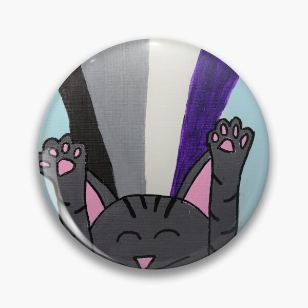 Item preview, Pride Slide Asexual Pride Flag Kitty designed and sold by ChaoticResolve.