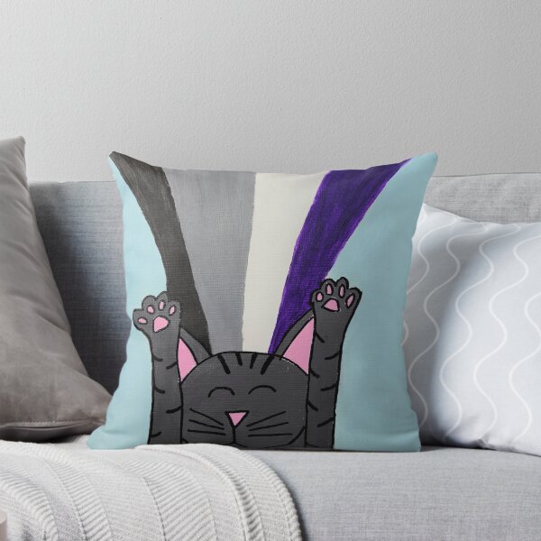 Item preview, Pride Slide Asexual Pride Flag Kitty designed and sold by ChaoticResolve.