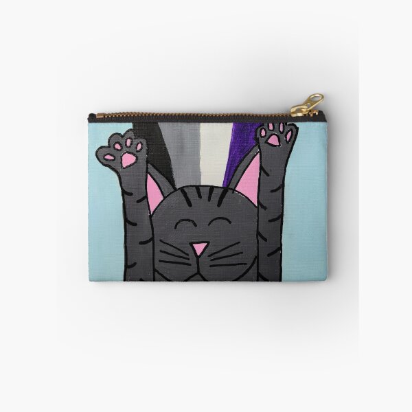 Item preview, Pride Slide Asexual Pride Flag Kitty designed and sold by ChaoticResolve.