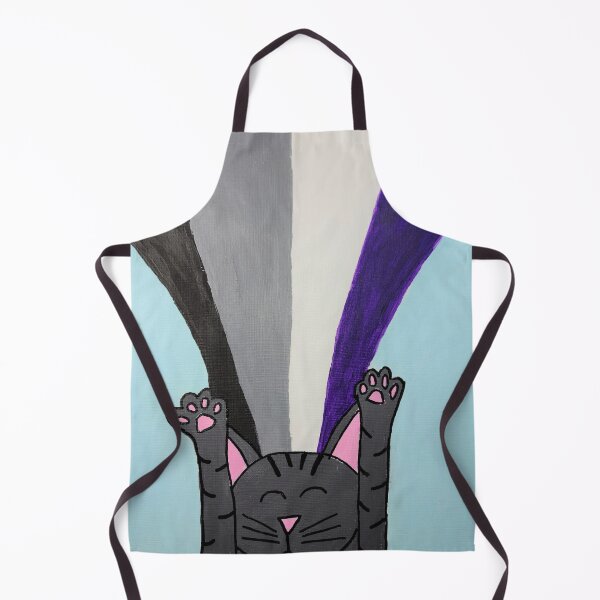 Item preview, Pride Slide Asexual Pride Flag Kitty designed and sold by ChaoticResolve.