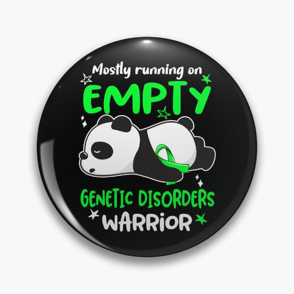 Item preview, Genetic Disorders Awareness - Mostly Running On Empty Genetic Disorders Warrior designed and sold by Hilten.