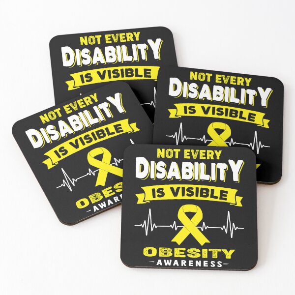 Item preview, Obesity Awareness - Not Every Disability Is Visible designed and sold by RidnerStore.