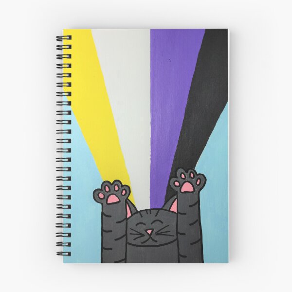 Item preview, Pride Slide Non binary Flag Kitty designed and sold by ChaoticResolve.