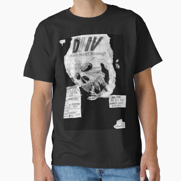 diiv official バンドTシャツ ダイヴ RIDE マイブラ diiv official Tシャツ ダイヴ バンドTシャツ バンT RIDE diiv