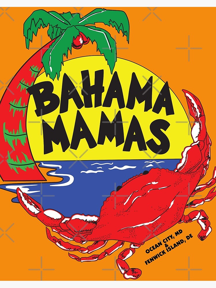 Bahama Mamas, Ocean City, MD | Art Board Print