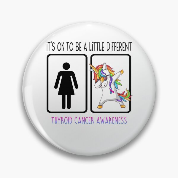 Item preview, Thyroid Cancer Awareness - It's Ok To Be A Little Different designed and sold by ArangoaStore.