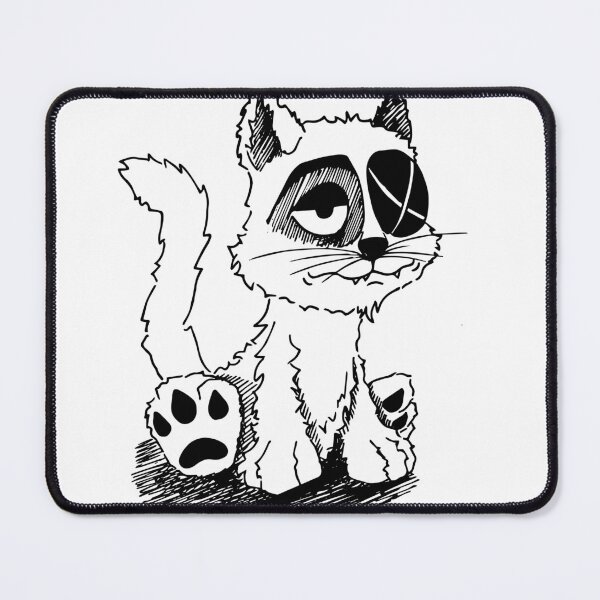 Item preview, eyepatch cat designed and sold by XXgooddeedXX.