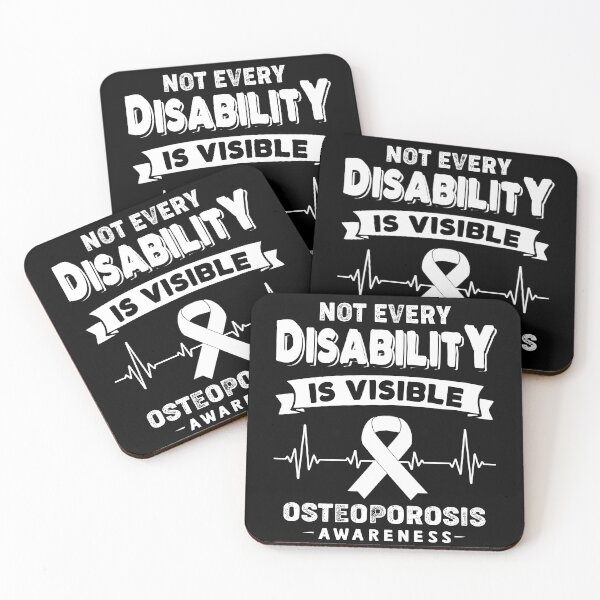 Item preview, Osteoporosis Awareness - Not Every Disability Is Visible designed and sold by RidnerStore.