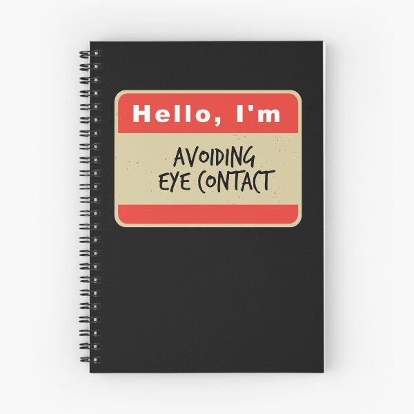 Item preview, funny Hello I'm Avoiding Eye Contact designed and sold by hardscuffle.