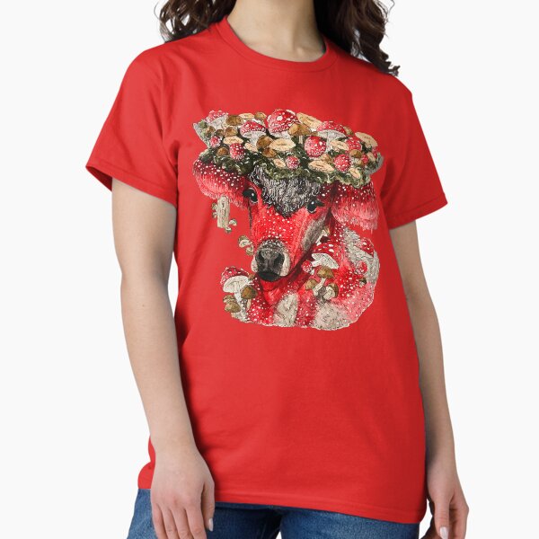 Vista previa del artículo con la obra «Mooshroom Mushroom Cow Acuarela Pintura Ilustración», diseñado y vendido por Abigaillynnarts.