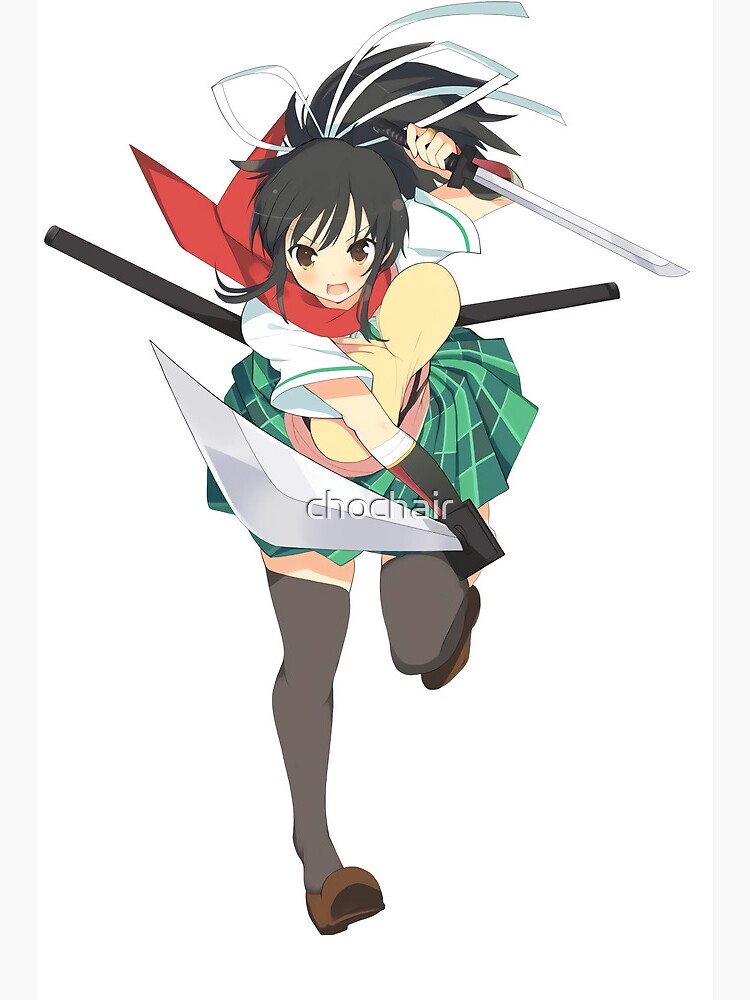 Asuka Senran Kagura Art Board Print for Sale by chochair