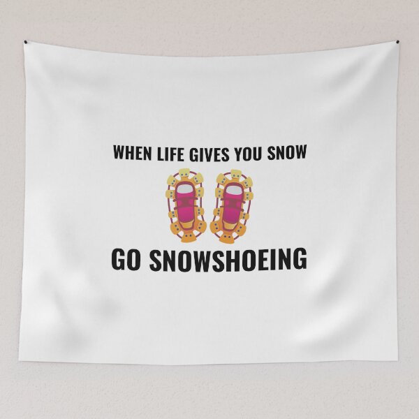 Item preview, Snowshoe Running Hiking Winter Snowshoeing Snow designed and sold by TastefulTees.