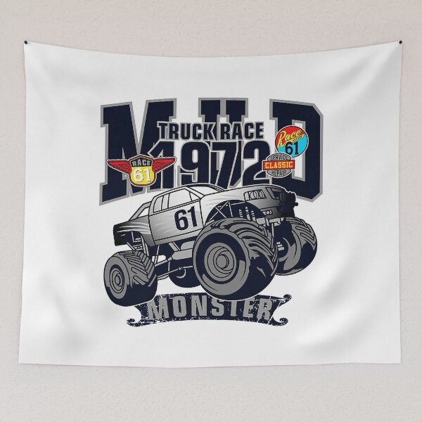 Item preview, Cool Monster Tee shirt, Monster Trucks Rule, Monster Mud Car designed and sold by CabayeJujino.