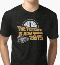 The Future is Now (Back to the Future) Tri-blend T-Shirt
