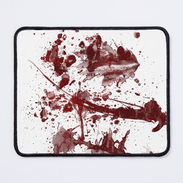 Item preview, Grunge Metallic Red Blood Splatter on White or Transparent Background designed and sold by James-Cole.