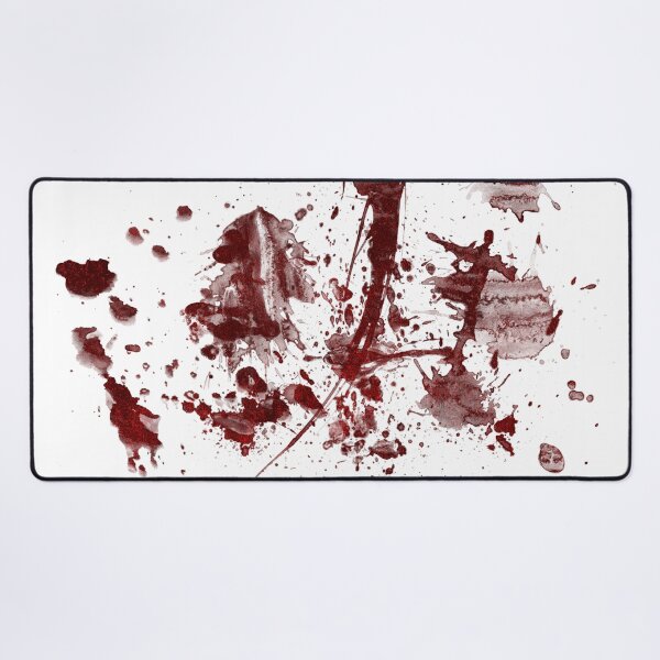 Item preview, Grunge Metallic Red Blood Splatter on White or Transparent Background designed and sold by James-Cole.