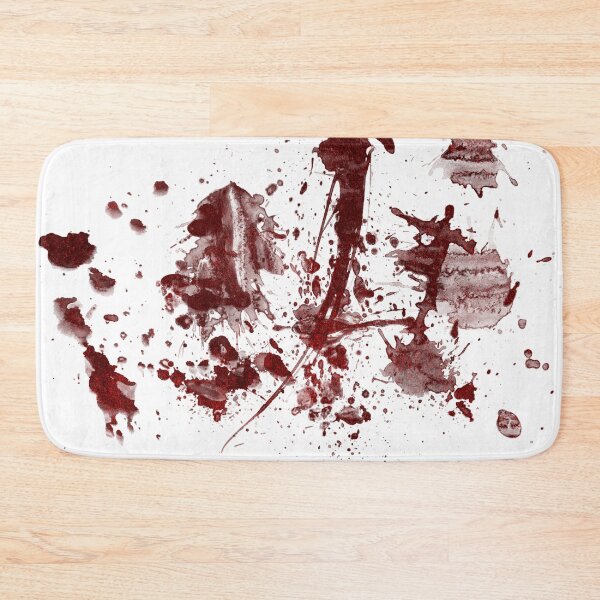 Item preview, Grunge Metallic Red Blood Splatter on White or Transparent Background designed and sold by James-Cole.