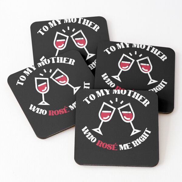 Item preview, To My Mother Who Rosé Me Right Funny Mothers Day Wine Lover designed and sold by Zulfiqqar.