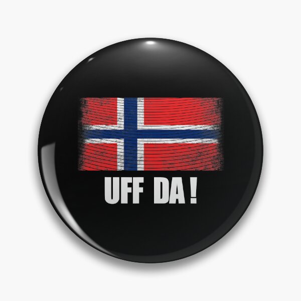 Item preview, Uff Da  Norway Flag, Norge Heritage Culture Souvenir designed and sold by CabayeJujino.
