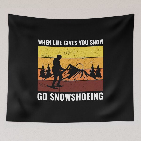 Item preview, Snowshoe Running Hiking Winter Snowshoeing Snow designed and sold by TastefulTees.