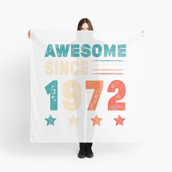 Item preview, Awesome Since 1972 51st Birthday Vintage designed and sold by T-landa.