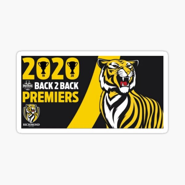 Item preview, Richmond 2020 AFL VFL Tigers Premiers football n designed and sold by royce74.