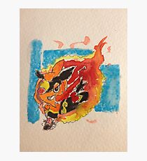 Tepig in emboar onesie Photographic Print
