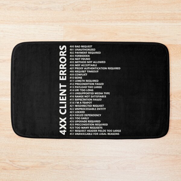 Item preview, HTTP Client Error Codes T-Shirt designed and sold by AlabaJimny.