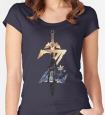 Breath Of The Wild Z Link Cover Women's Fitted Scoop T-Shirt