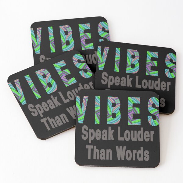 Item preview, Vibes Speak Louder Than Words Classic . designed and sold by nellumkzfoug.
