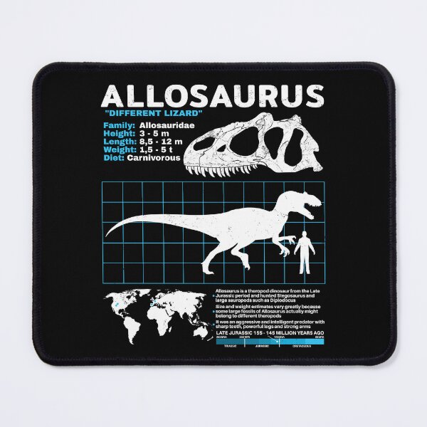 Item preview, Allosaurus datasheet designed and sold by NicGrayGraphic.