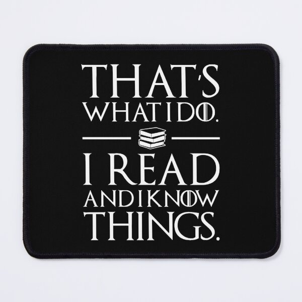 Item preview, Reading - i read and i know things book lovers designed and sold by SharonLalu.