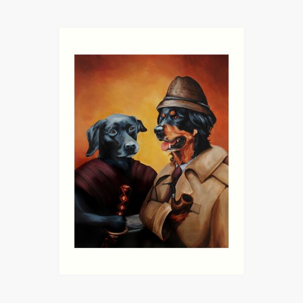 Angus & Milo Art Print