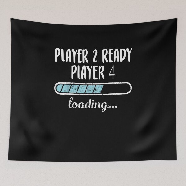 Item preview, Player 2 Ready Player 4 Loading Family Friends Humor Trendy T-Shirt designed and sold by shop luisant.