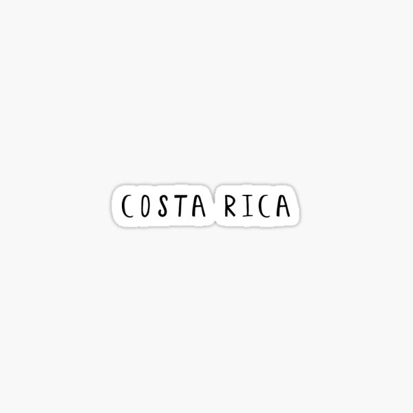 Item preview, Costa Rica designed and sold by luggagestickers.