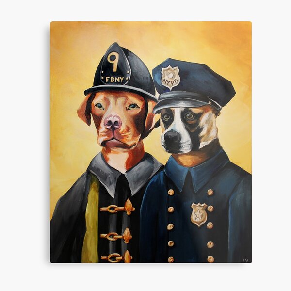 Franklin & Bato Metal Print