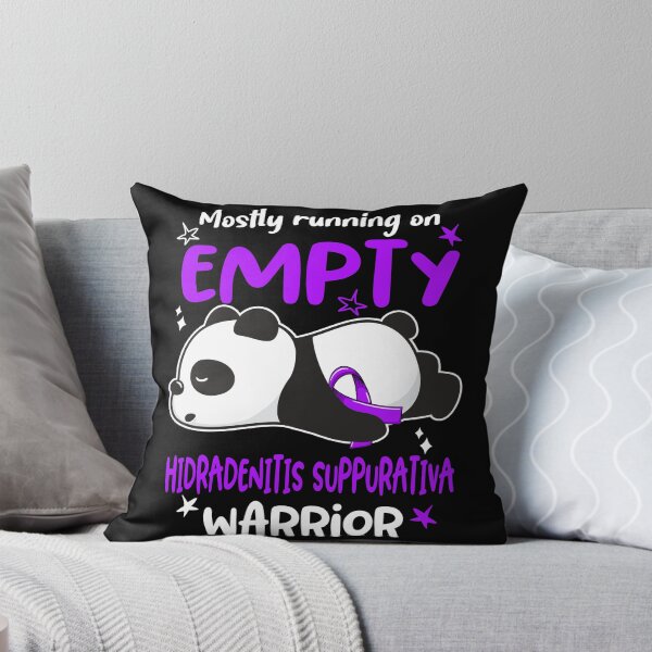 Item preview, Hidradenitis Suppurativa Awareness - Mostly Running On Empty Hidradenitis Suppurativa Warrior designed and sold by Hilten.