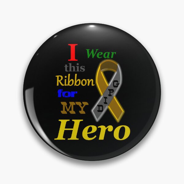 Item preview, I wear this ribbon for my Hero, DIPG designed and sold by AFordhamDesigns.