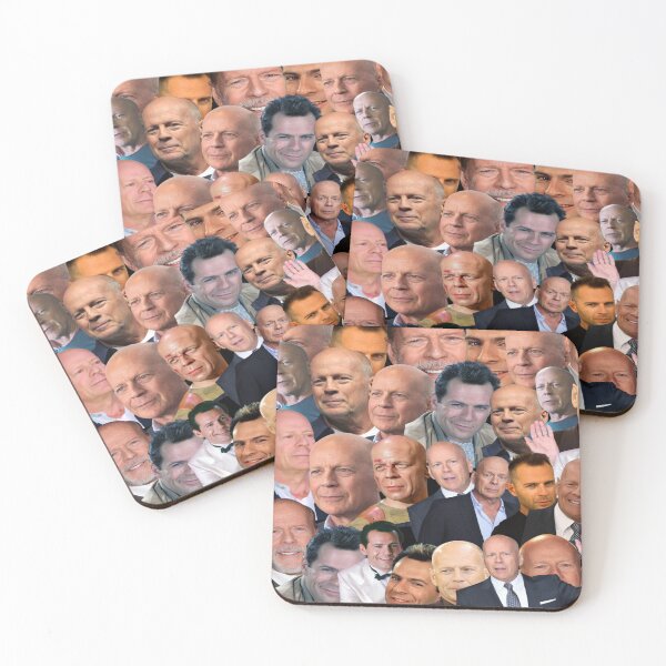 Item preview, brucewillis photo collage designed and sold by T-shirtakStore.